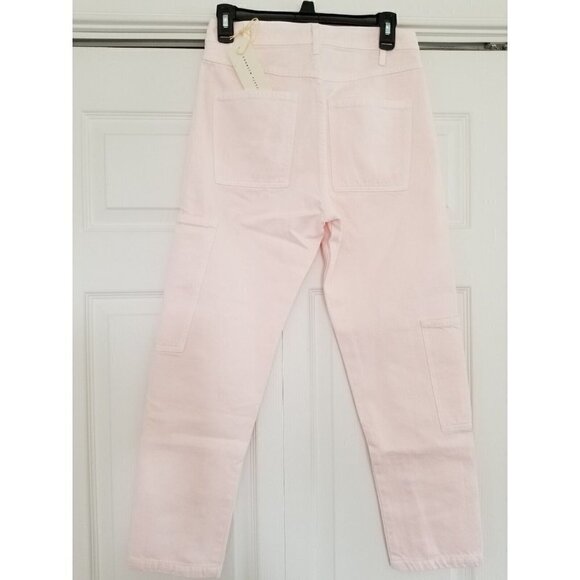 Citizens Of Humanity Abi Zipper Cargo Jeans in Carnation Pink Women's Size 26 - Picture 5 of 16